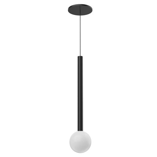 ELIXIR Suspension simple Noir DEL INTÉGRÉ - PD15518-BK | KUZCO
