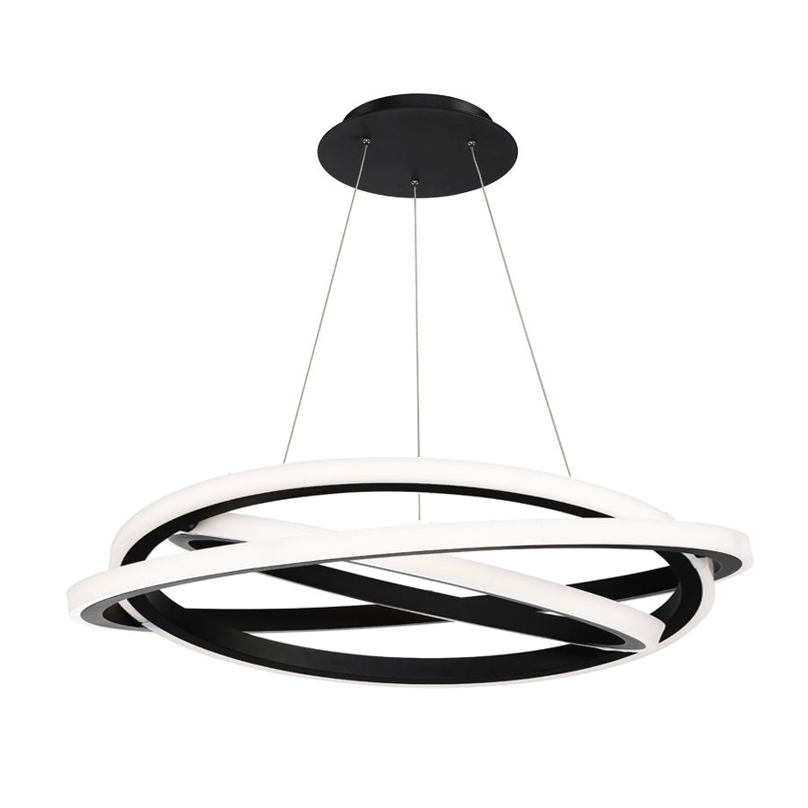 VELOCE Suspension Noir DEL INTÉGRÉ - PD-24838-BK | MODERN-FORMS