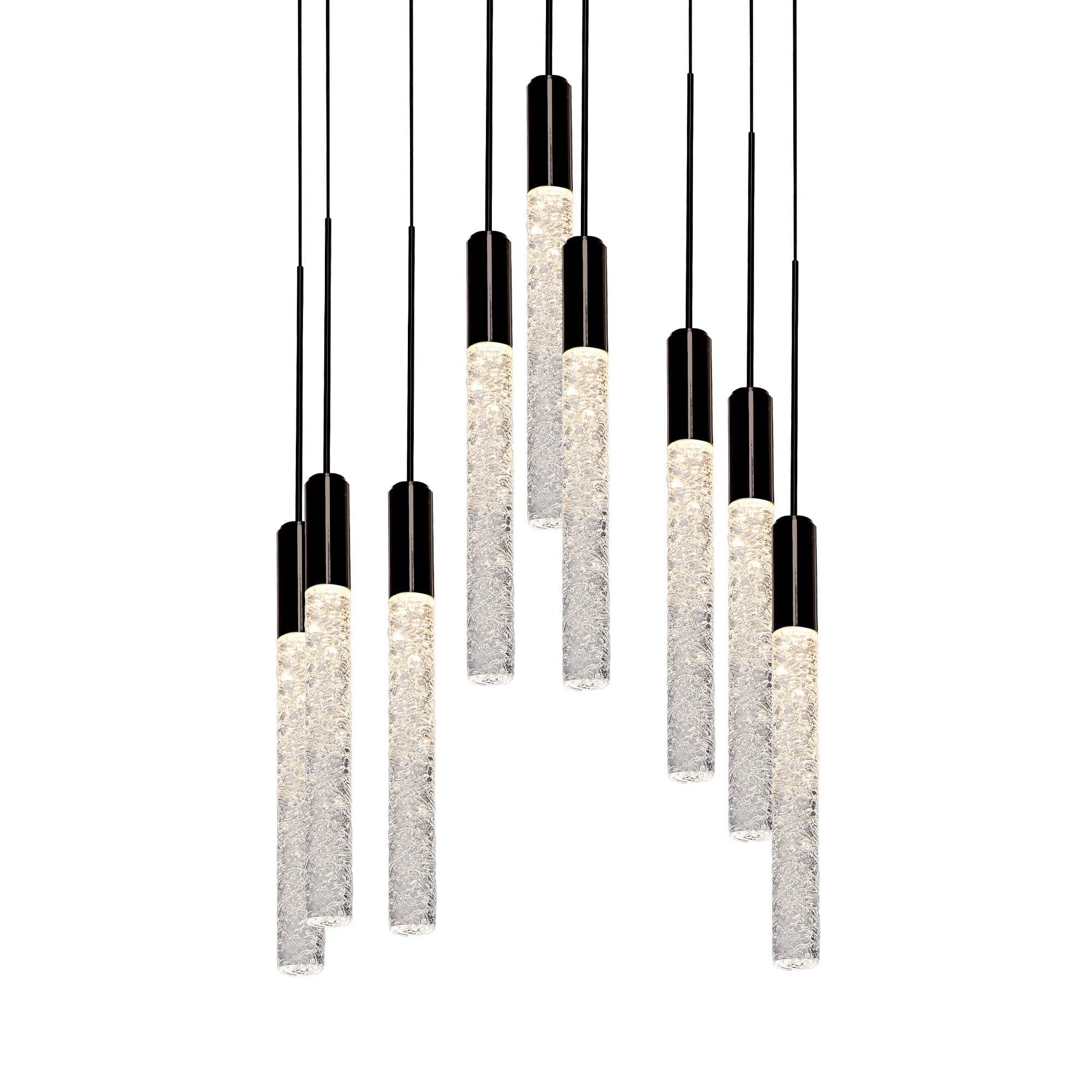 MAGIC Suspension Noir DEL INTÉGRÉ - PD-35609-BK | MODERN-FORMS