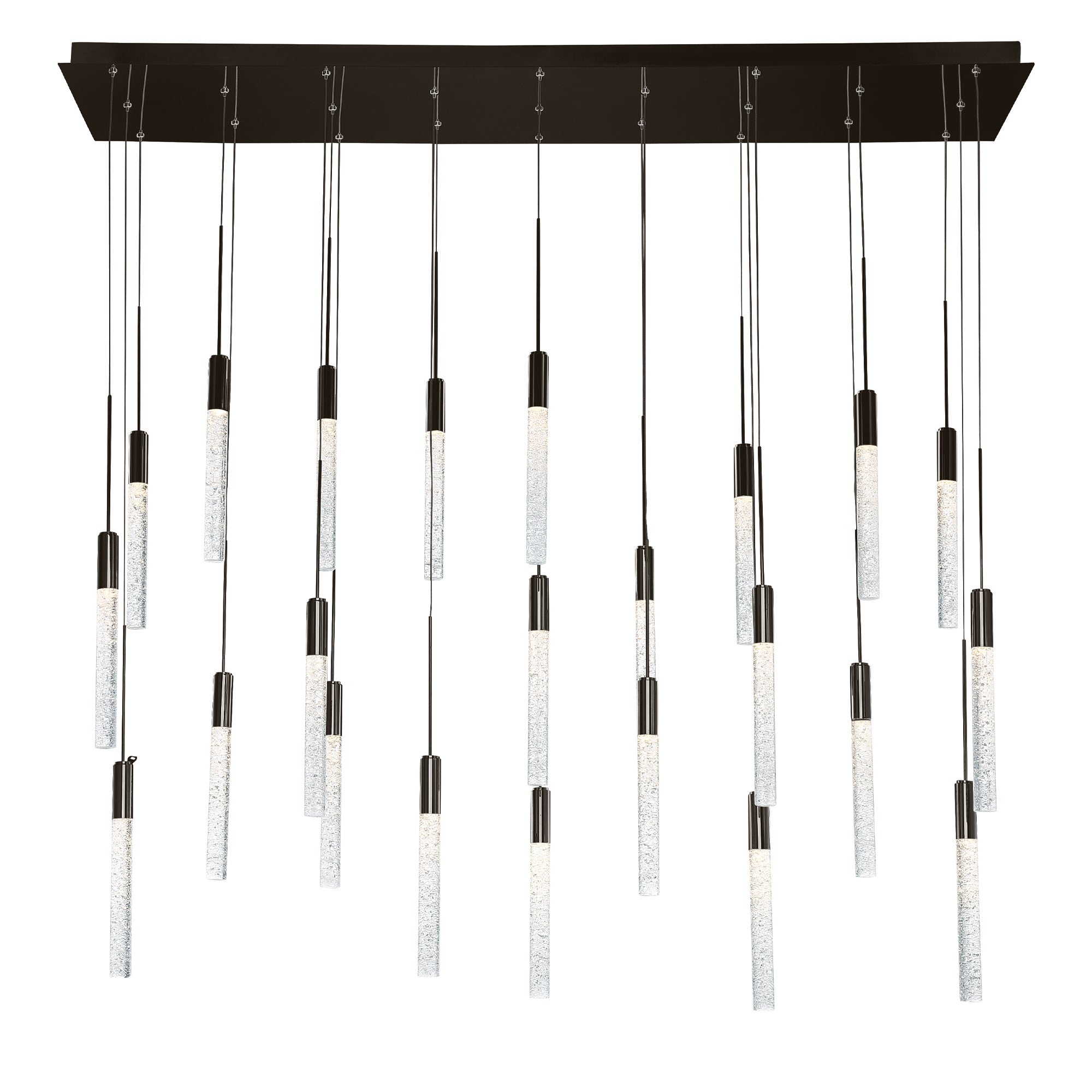 MAGIC Suspension Noir DEL INTÉGRÉ - PD-35623L-BK | MODERN-FORMS