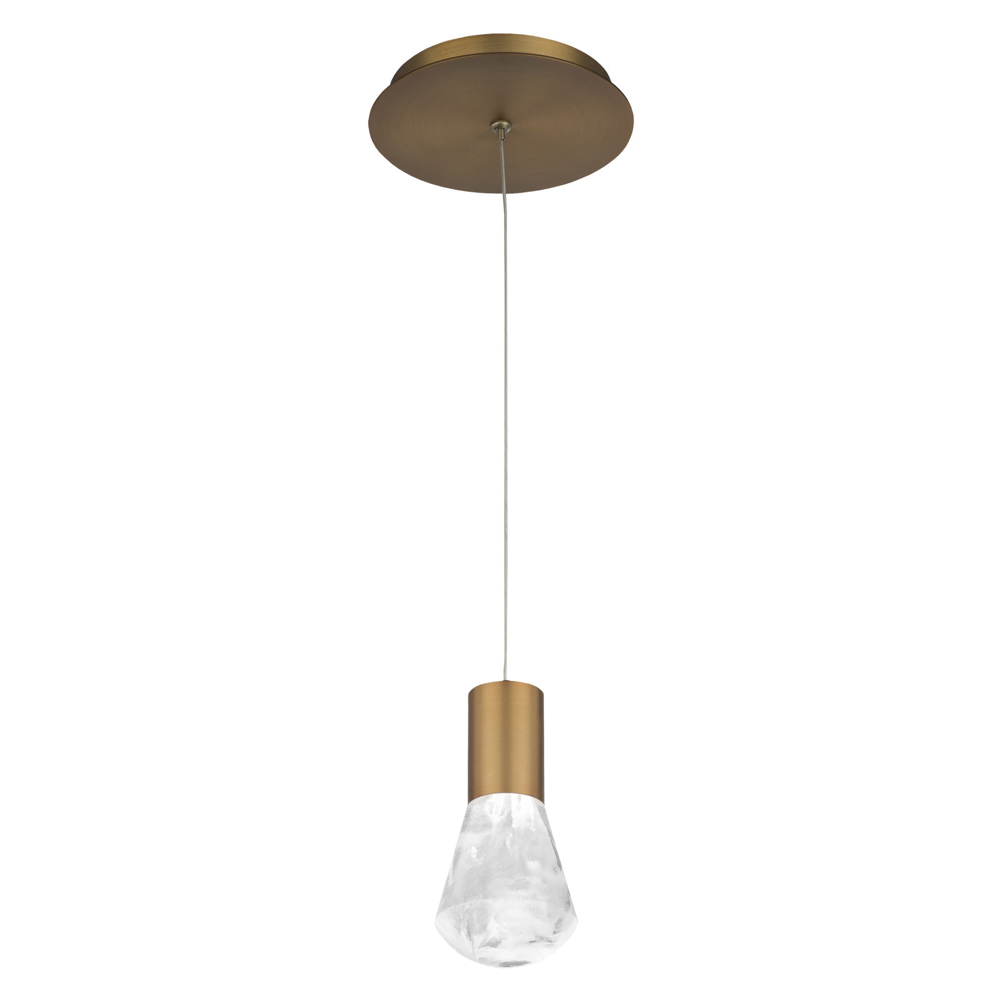 PLUM Pendant Gold INTEGRATED LED - PD-40106-AB | MODERN FORMS