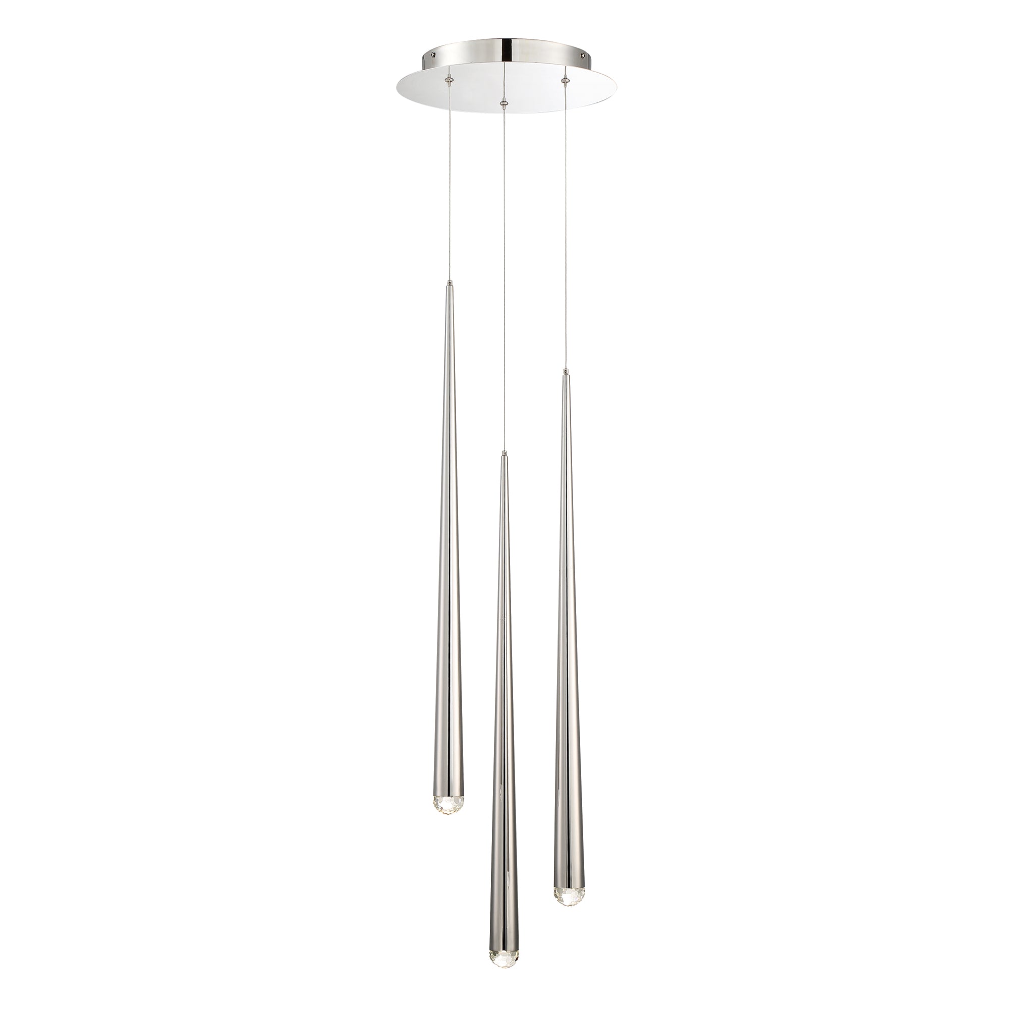 CASCADE Pendant Nickel INTEGRATED LED - PD-41703R-PN | MODERN FORMS