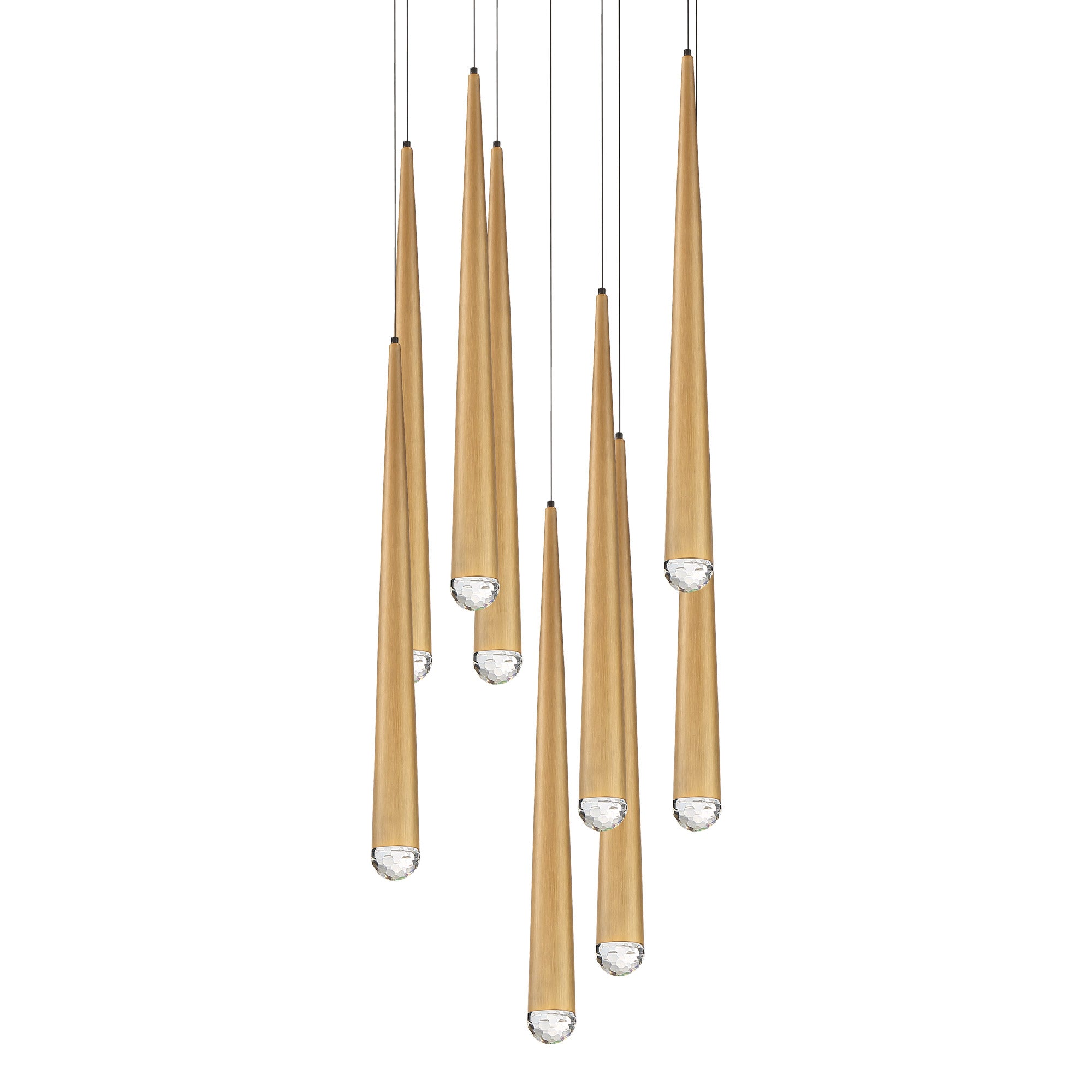 CASCADE Pendant Gold INTEGRATED LED - PD-41709R-AB | MODERN FORMS