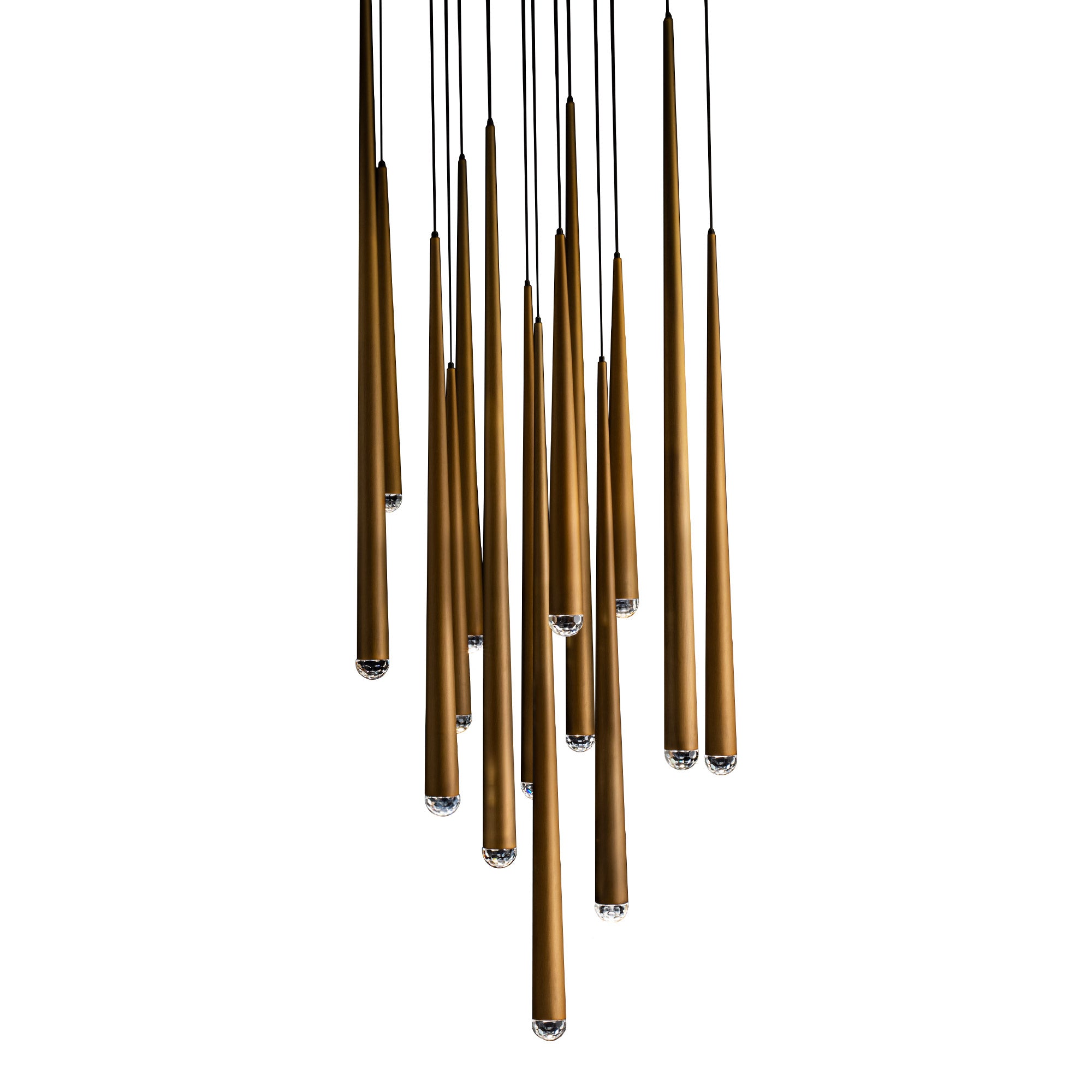 CASCADE Suspension Or DEL INTÉGRÉ - PD-41715R-AB | MODERN-FORMS