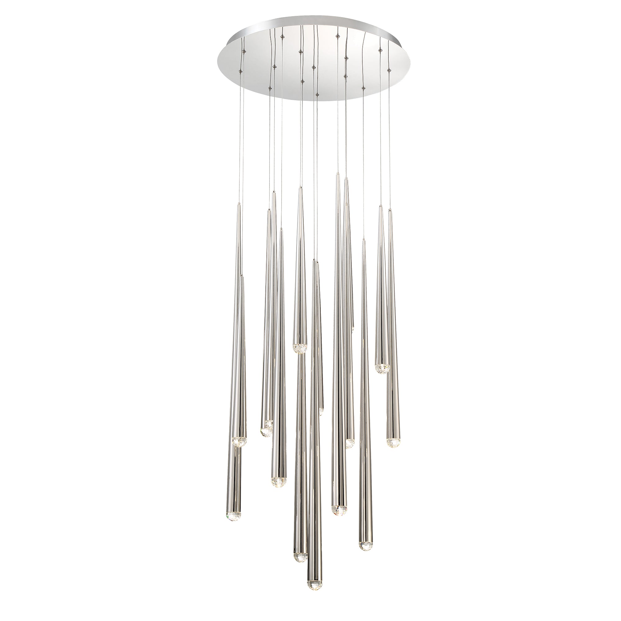 CASCADE Pendant Nickel INTEGRATED LED - PD-41715R-PN | MODERN FORMS