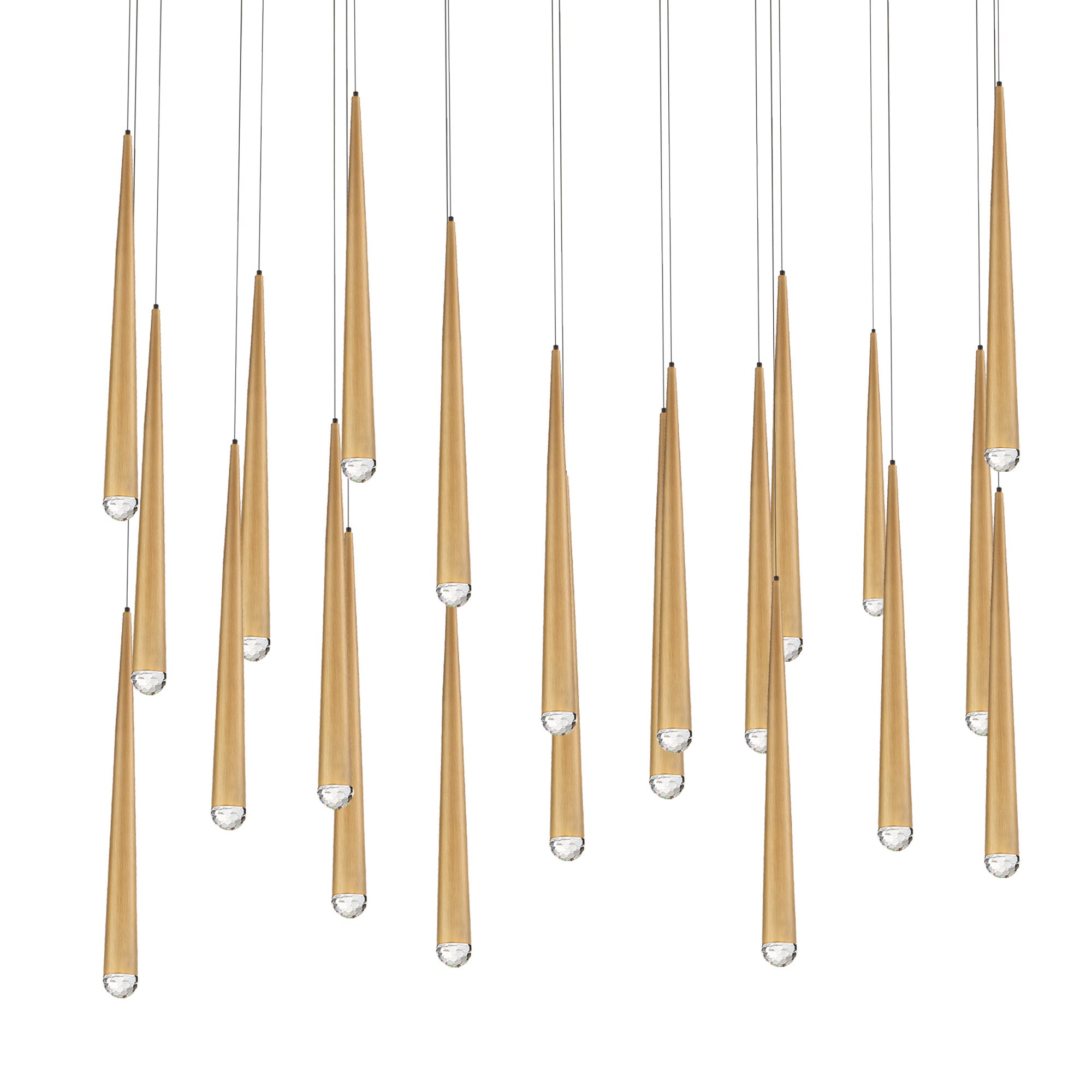 CASCADE Pendant Gold INTEGRATED LED - PD-41723L-AB | MODERN FORMS