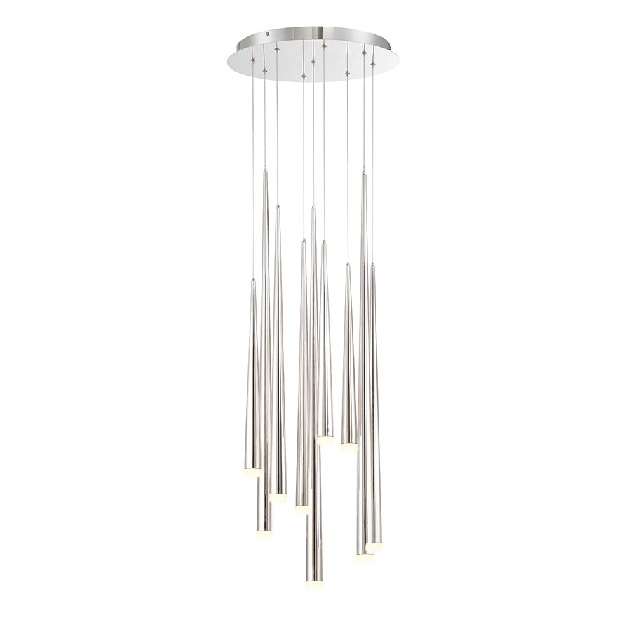 CASCADE Suspension Nickel DEL INTÉGRÉ - PD-41809R-PN | MODERN-FORMS