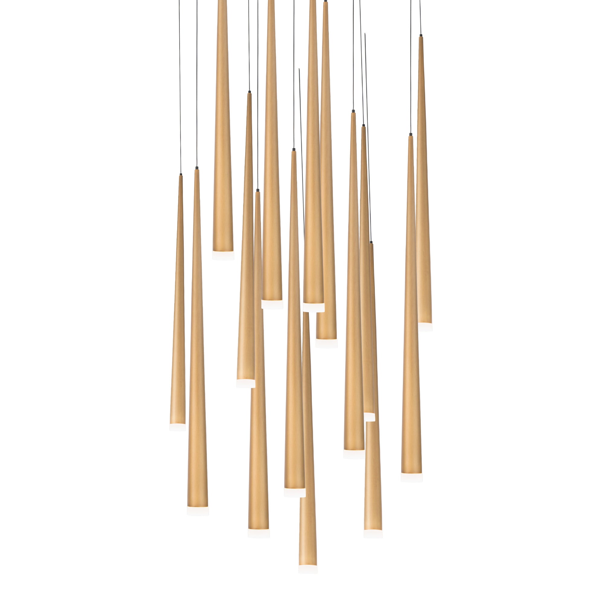 CASCADE Suspension Or DEL INTÉGRÉ - PD-41815R-AB | MODERN-FORMS