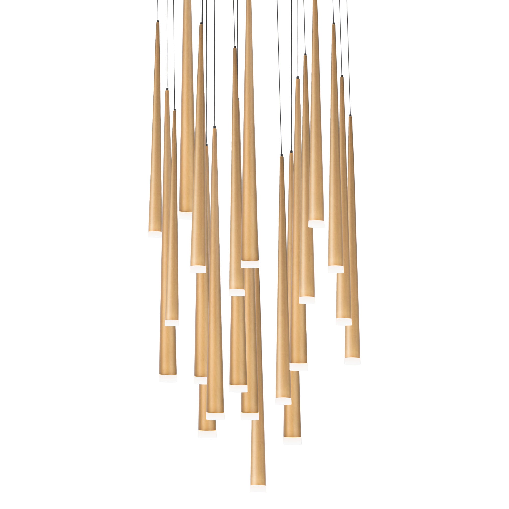 CASCADE Suspension Or DEL INTÉGRÉ - PD-41821R-AB | MODERN-FORMS