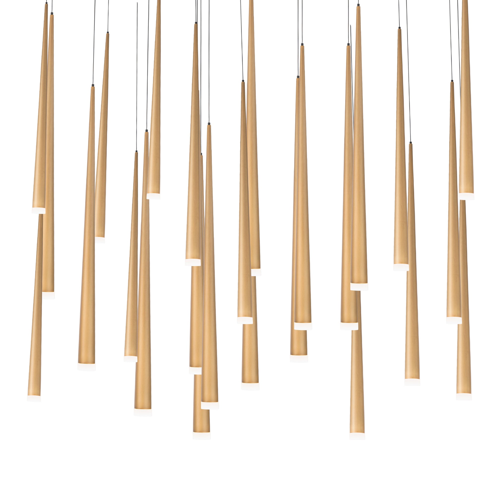 CASCADE Suspension Or DEL INTÉGRÉ - PD-41823L-AB | MODERN-FORMS