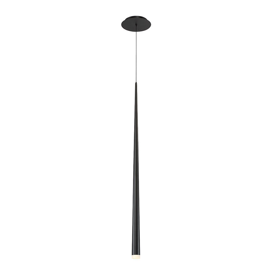 CASCADE Suspension simple Noir DEL INTÉGRÉ - PD-41837-BK | MODERN-FORMS