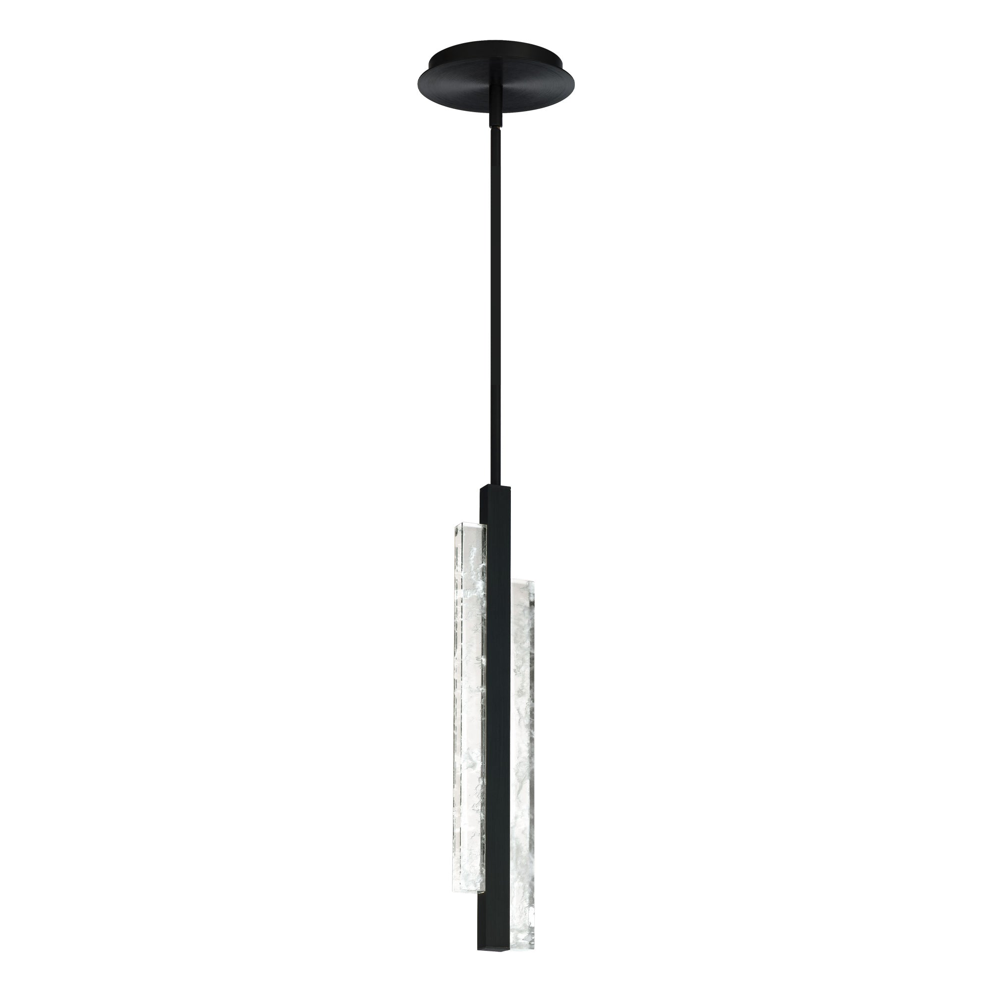 TANDEM Suspension simple Noir DEL INTÉGRÉ - PD-50117-BK | MODERN-FORMS