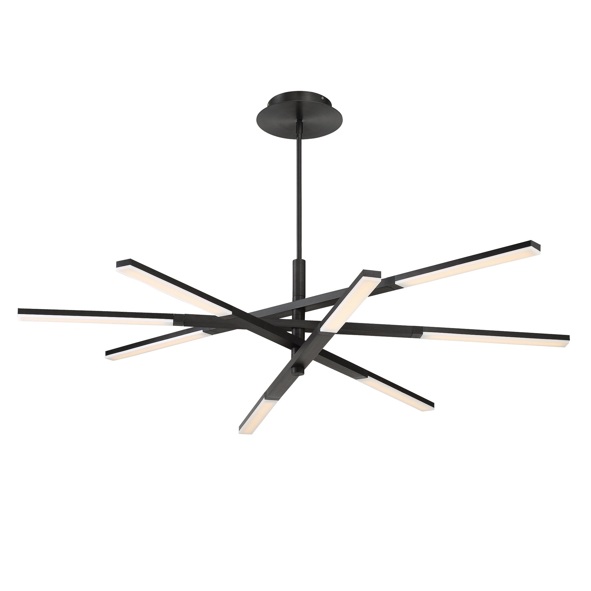 STACKED Suspension Noir DEL INTÉGRÉ - PD-50748-BK | MODERN-FORMS