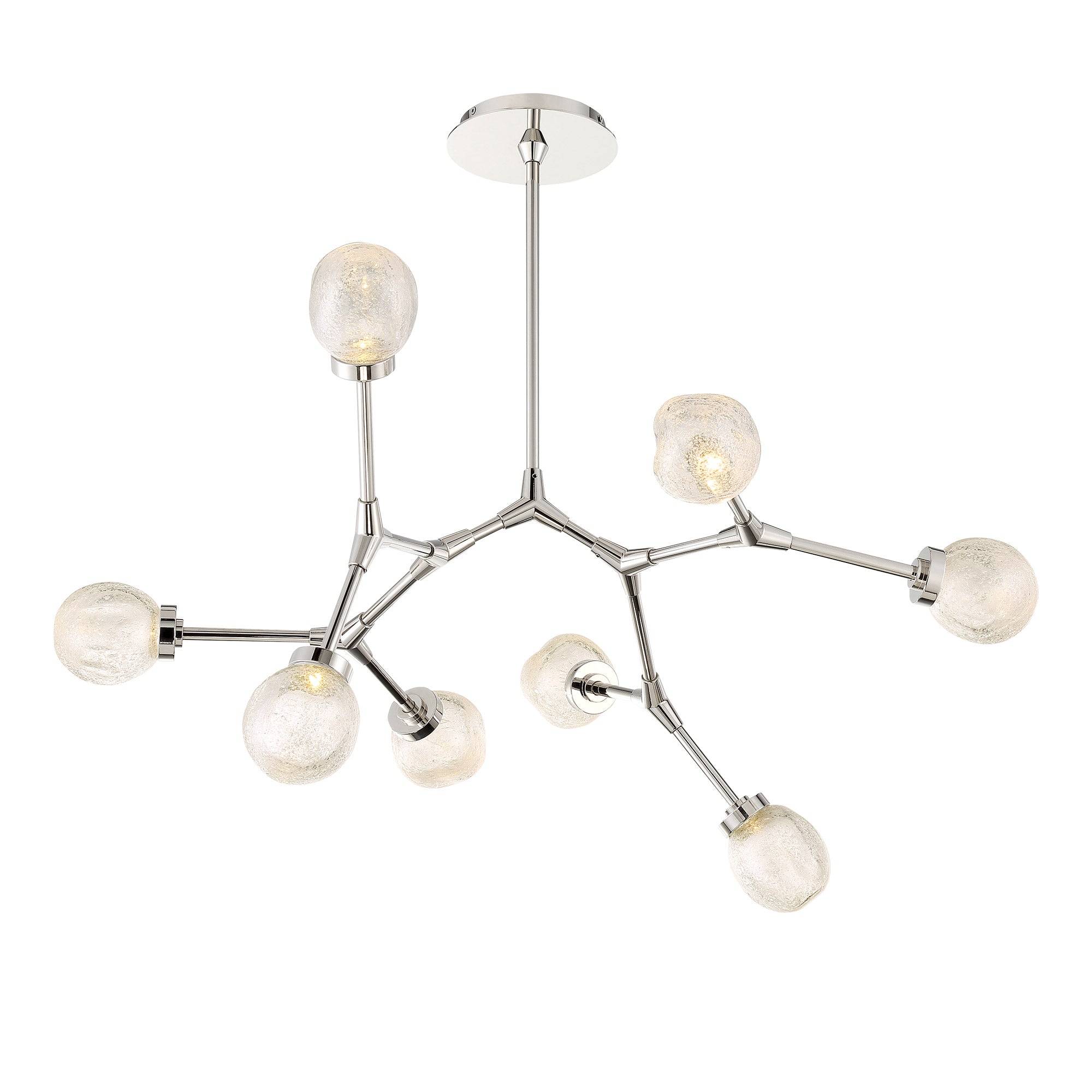 CATALYST Chandelier Nickel INTEGRATED LED - PD-53728-PN | MODERN FORMS