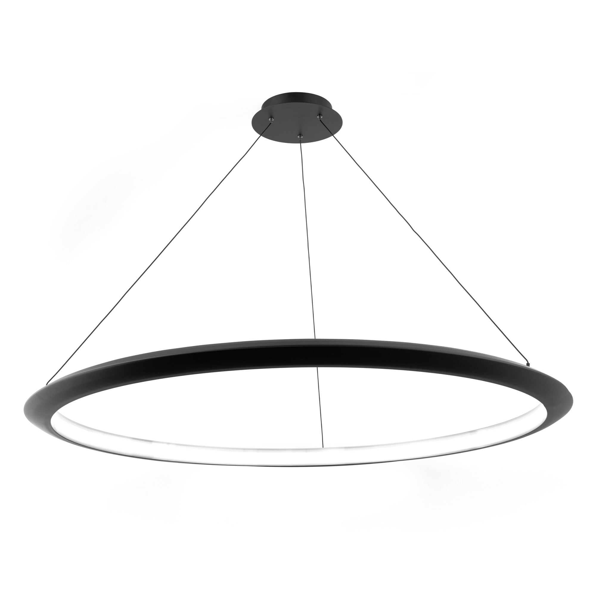 THE RING Chandelier Black INTEGRATED LED - PD-55048-30-BK | MODERN FORMS