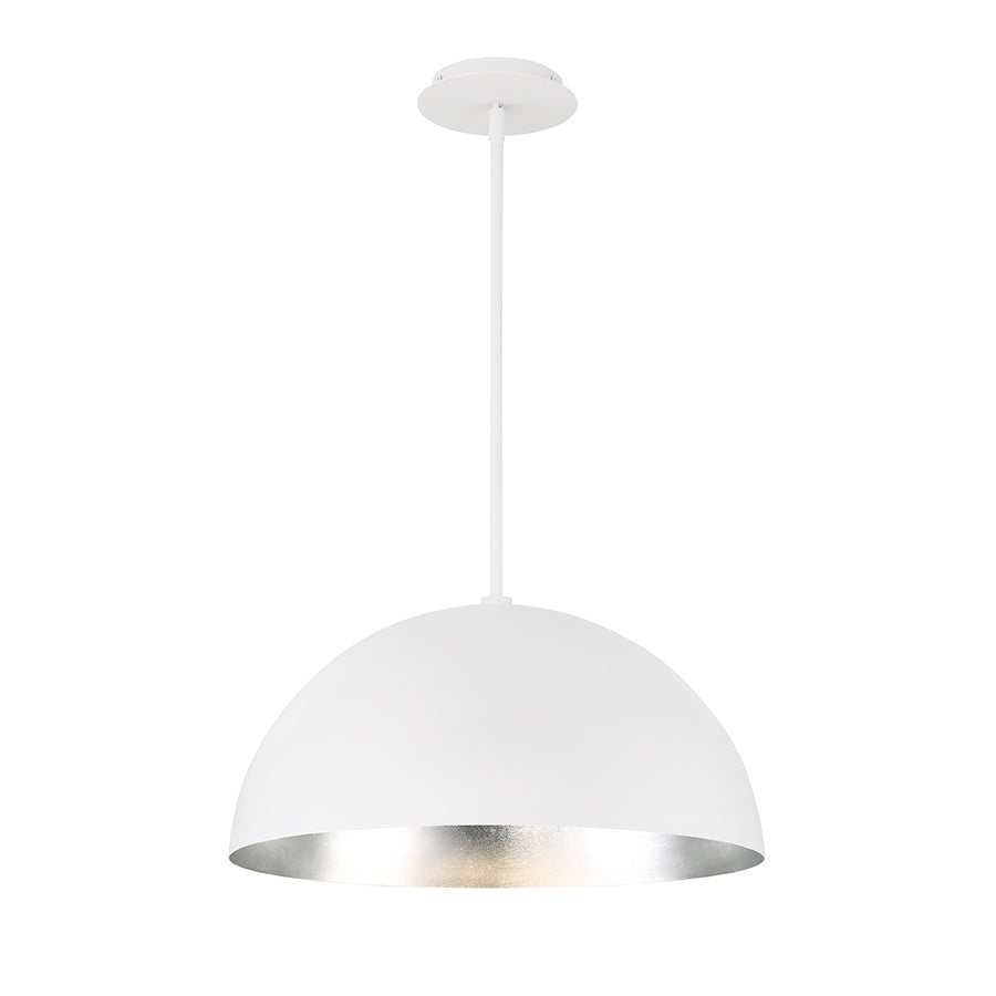 YOLO Pendant White, Silver INTEGRATED LED - PD-55718-SL | MODERN FORMS