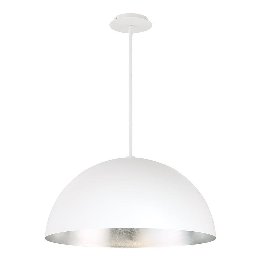 YOLO Pendant White, Silver INTEGRATED LED - PD-55726-SL | MODERN FORMS