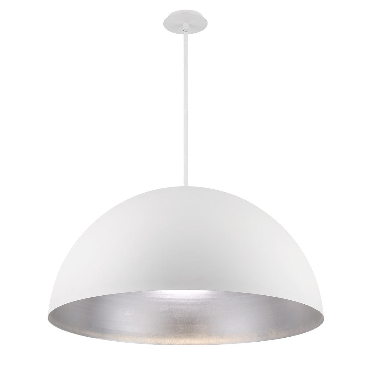 YOLO Pendant White, Silver INTEGRATED LED - PD-55735-SL | MODERN FORMS