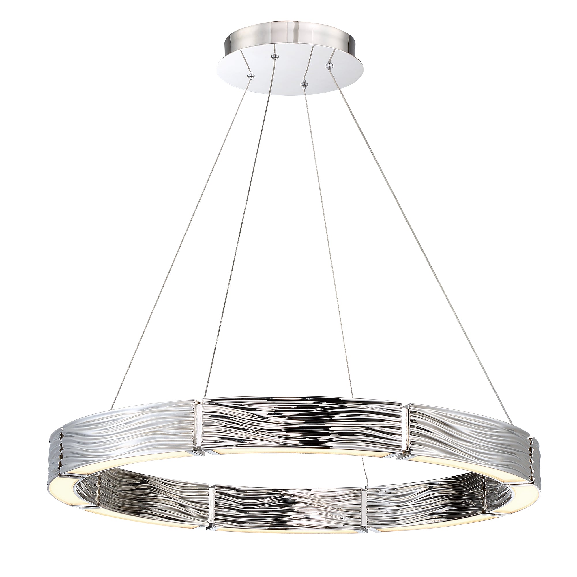 ZELDA Suspension Nickel DEL INTÉGRÉ - PD-56729-PN | MODERN-FORMS
