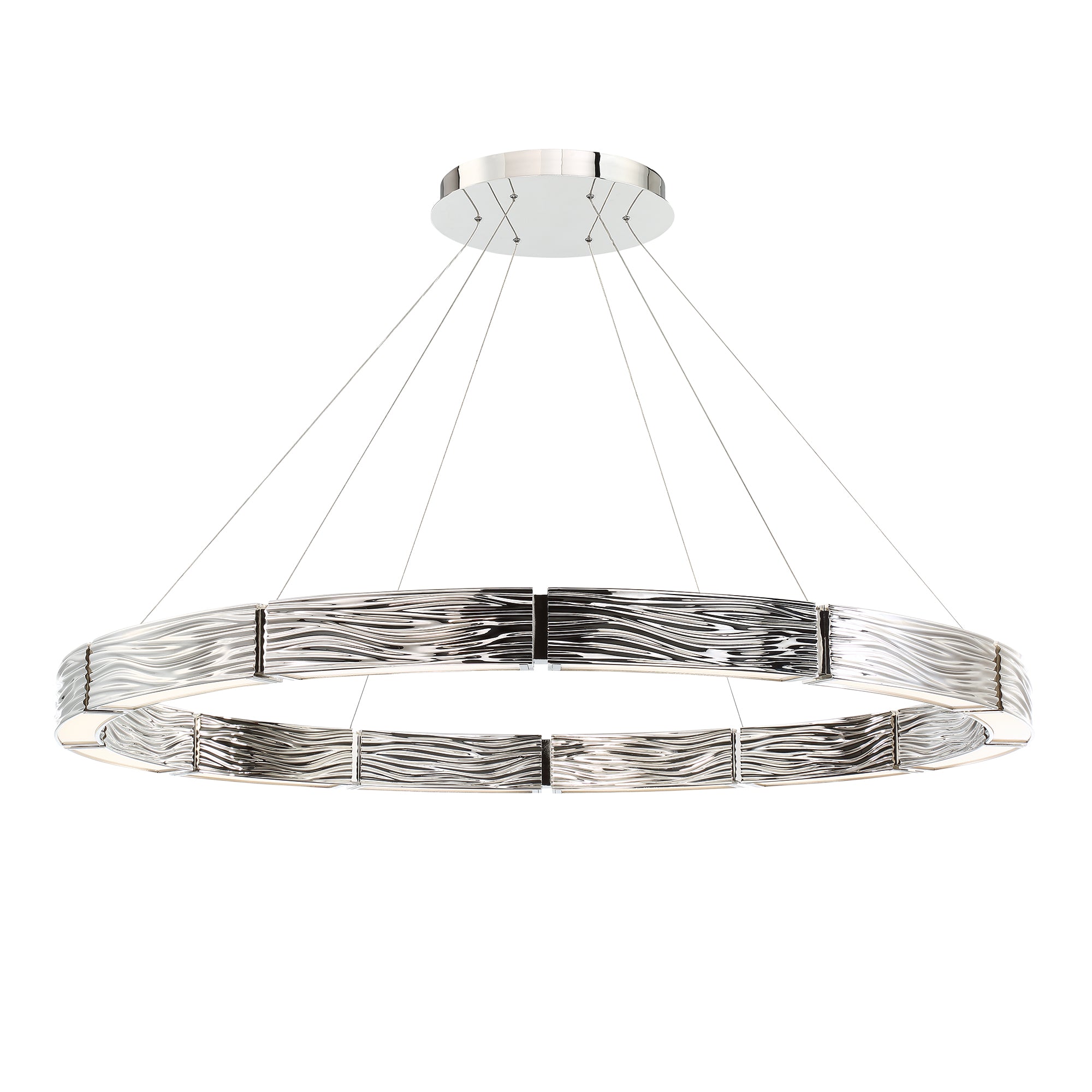 ZELDA Suspension Nickel DEL INTÉGRÉ - PD-56748-PN | MODERN-FORMS