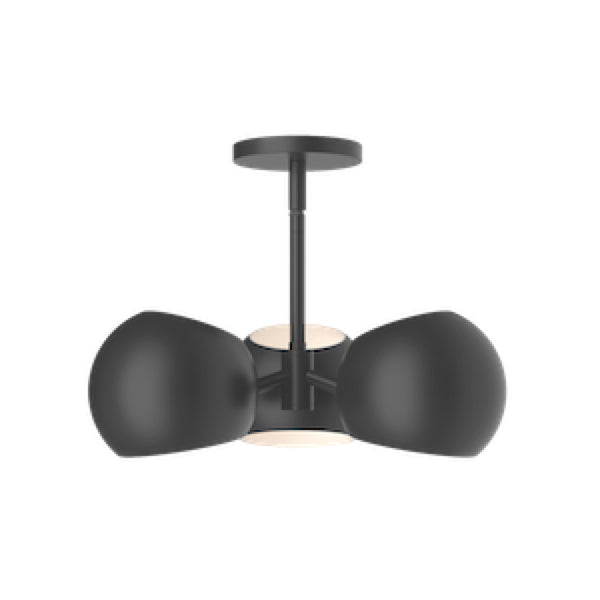 WILLOW Semi plafonnier Noir - PD648315MB | ALORA-MOOD