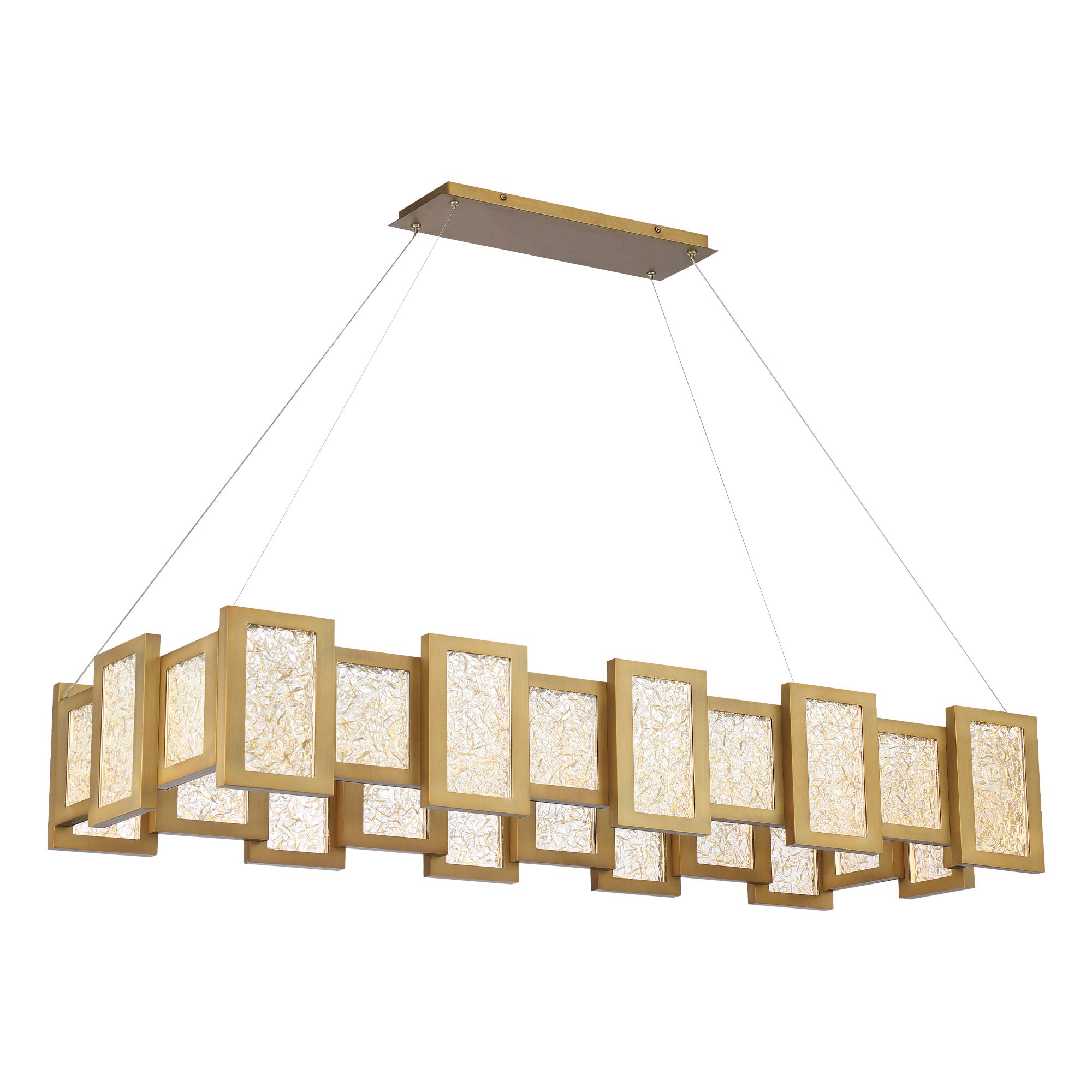 FURY Chandelier Gold INTEGRATED LED - PD-66048-AB | MODERN FORMS