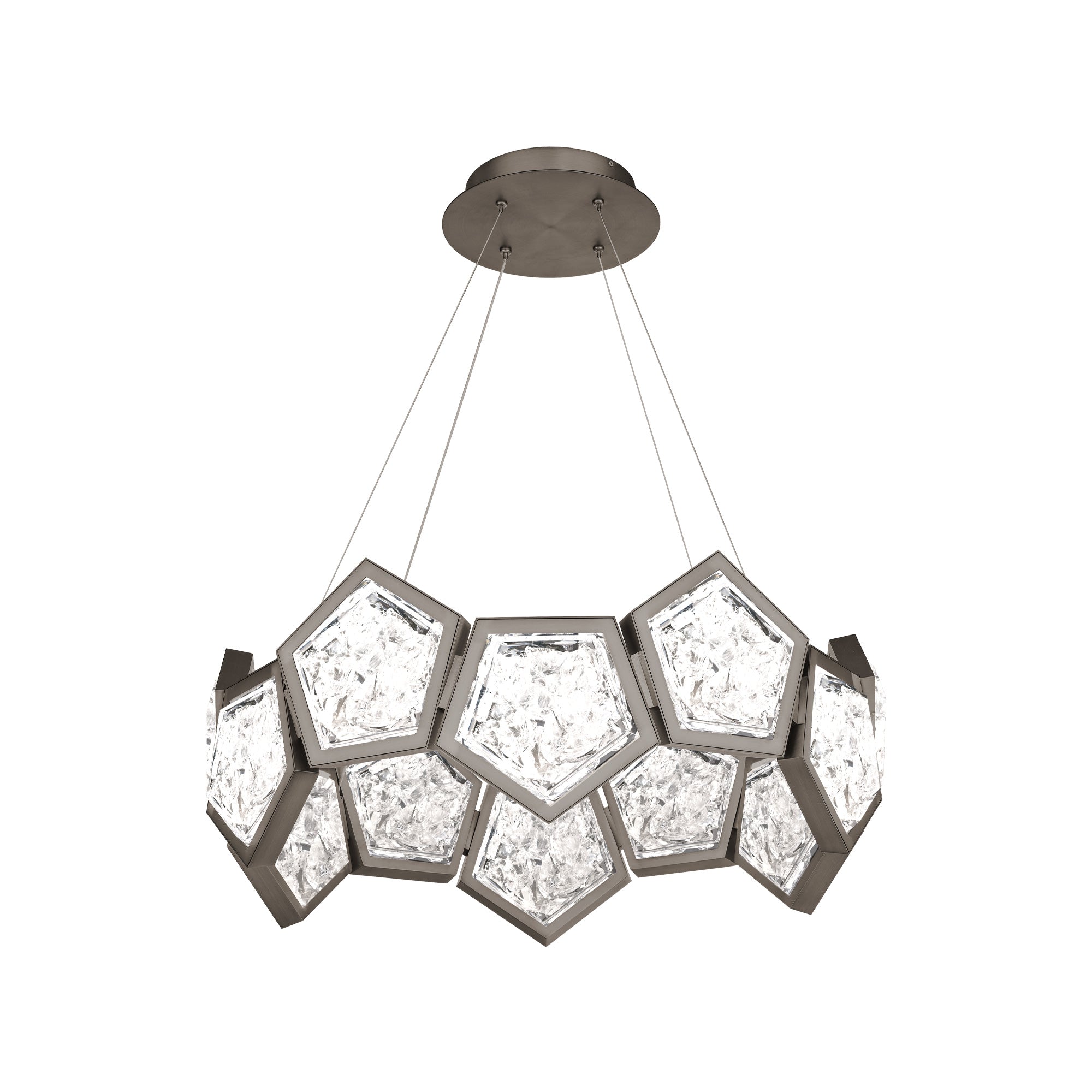 STARLIGHT STARBRIGHT Chandelier Nickel INTEGRATED LED - PD-74126-AN | MODERN FORMS