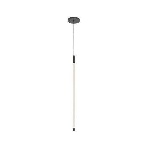 MOTIF Suspension simple Noir DEL INTÉGRÉ - PD75027-BK | KUZCO