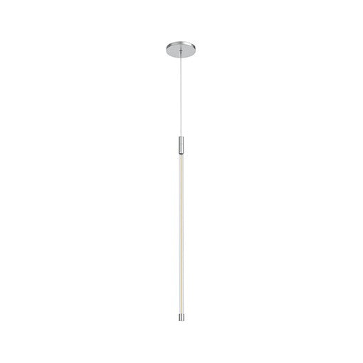 MOTIF Suspension simple Chrome DEL INTÉGRÉ - PD75027-CH | KUZCO