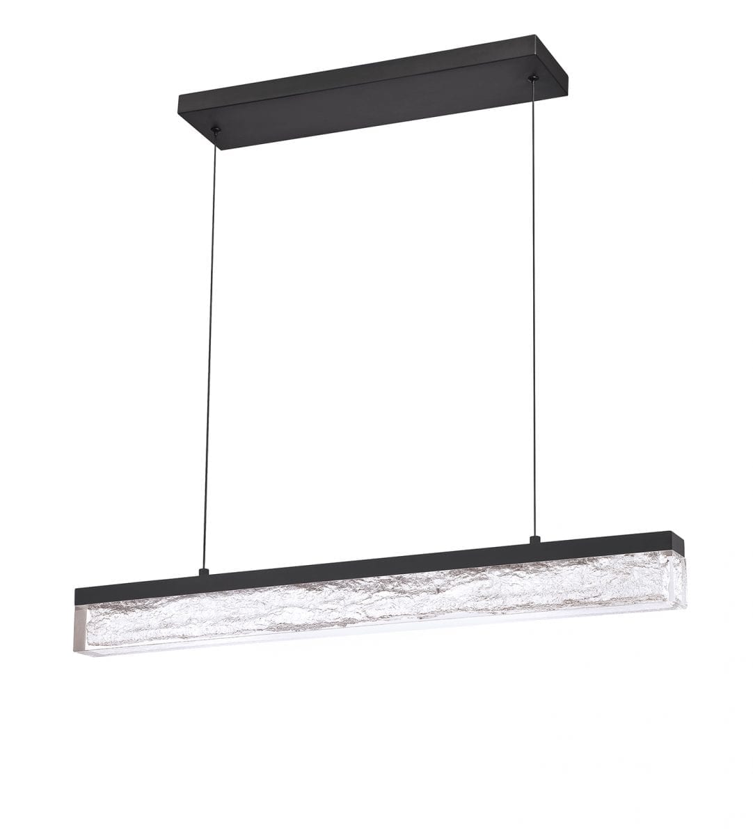BLACKICE Linear pendant Black INTEGRATED LED - PF209-BLK | KENDAL