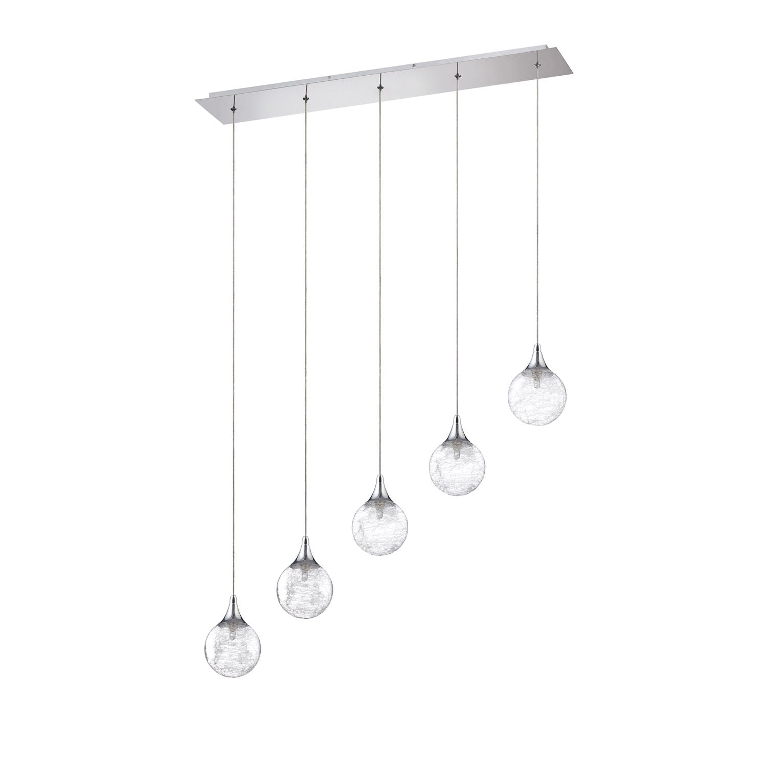 FYBRA Pendant Chrome INTEGRATED LED - PF41-5LBR-CH | KENDAL