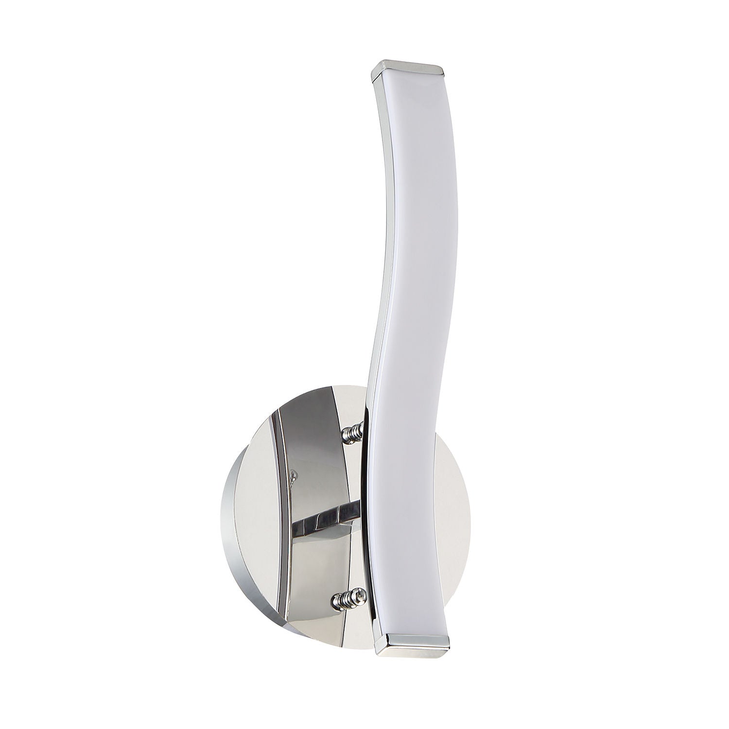 WAVE Sconce Chrome INTEGRATED LED - PF8112WLO-CH | KENDAL