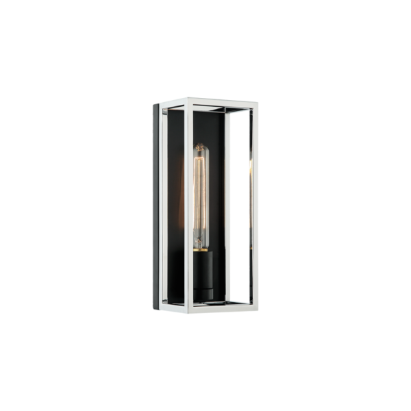 SHADOW-BOX Murale Noir, Chrome - S15141BKCH | MATTEO