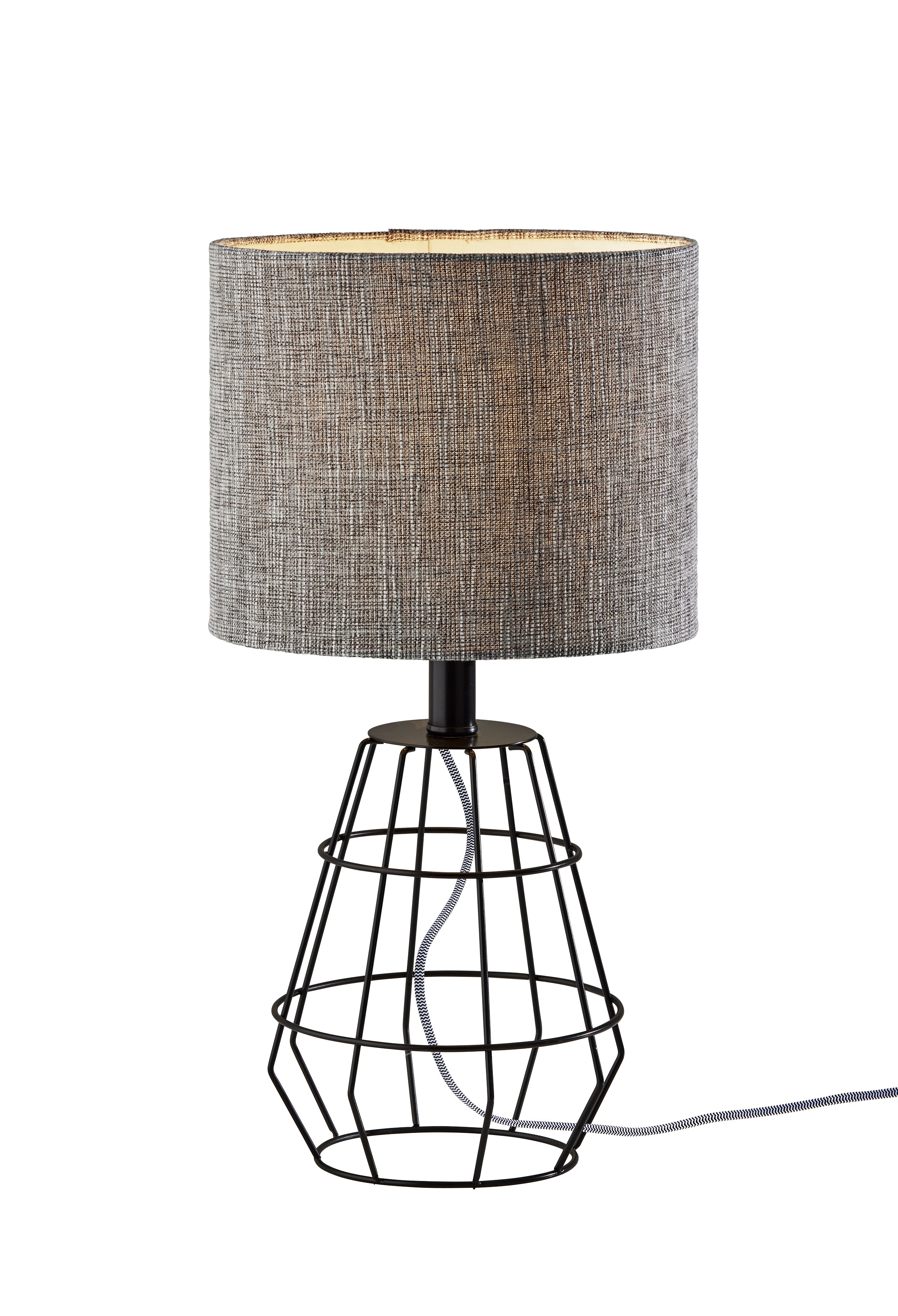 VICTOR Lampe sur table Noir - SL1153-01 | ADESSO