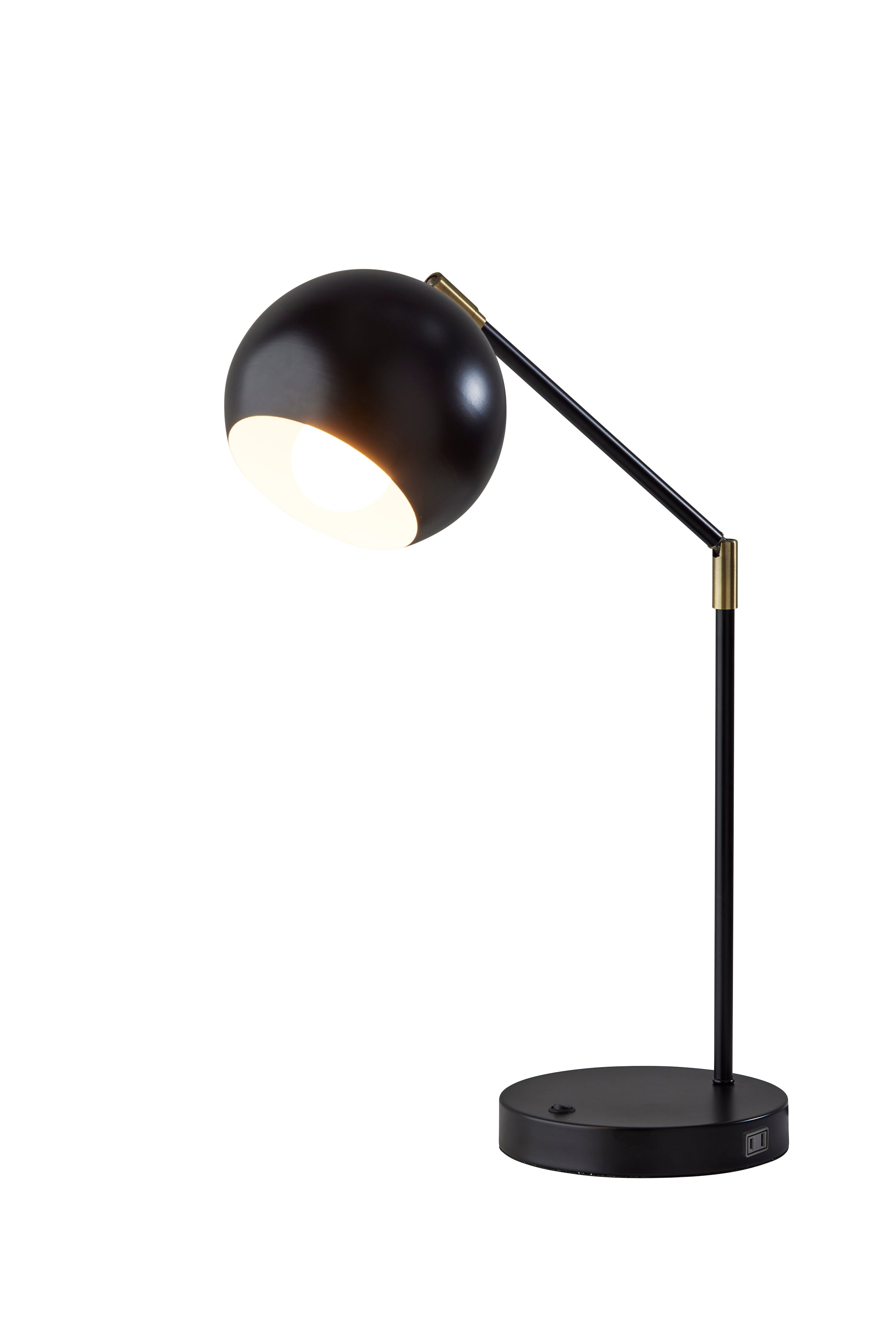 ASHBURY Lampe sur table Noir - SL4915-01 | ADESSO