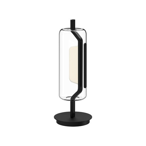 HILO Lampe sur table Noir DEL INTÉGRÉ - TL28518-BK | KUZCO