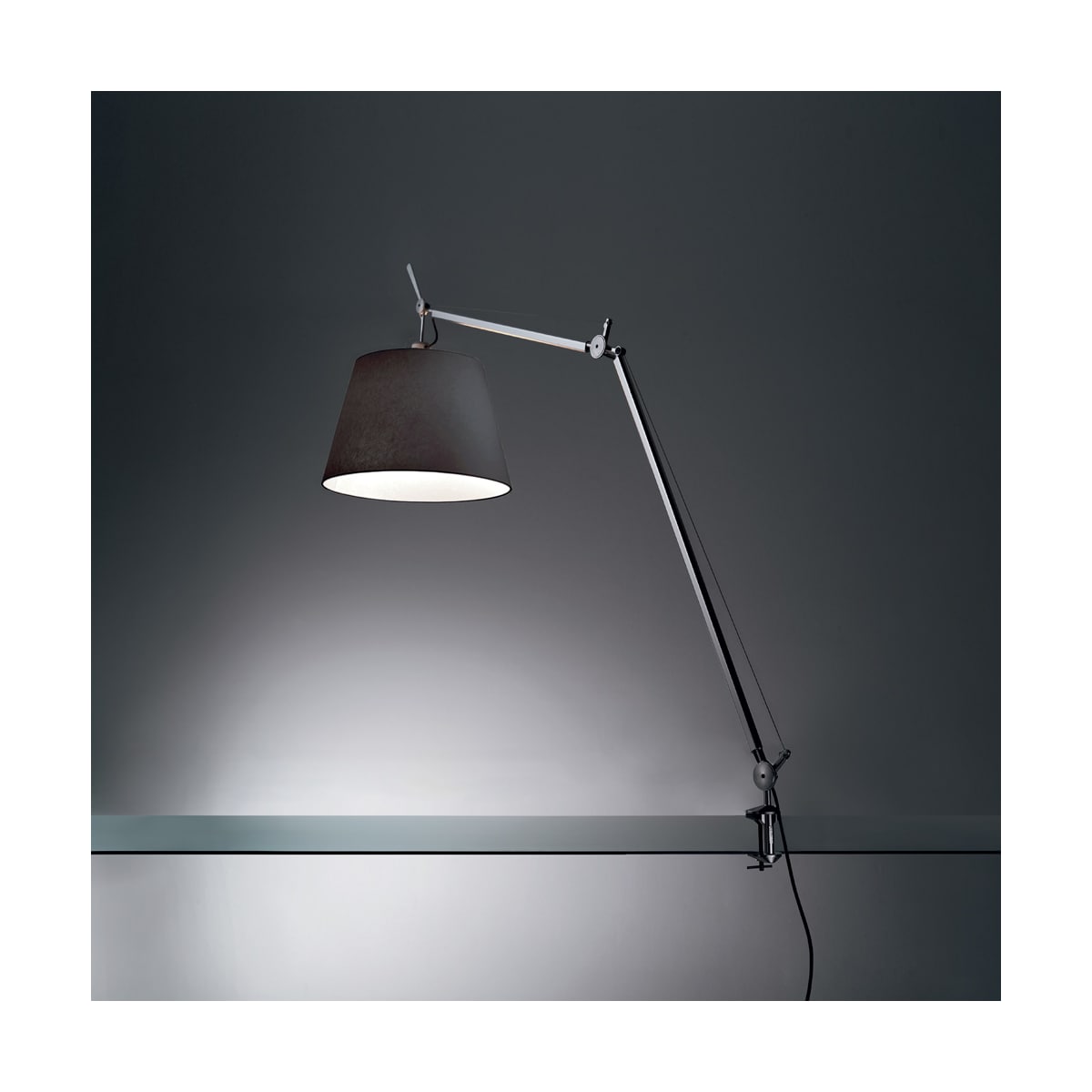 TOLOMEO Table lamp Aluminum, Black INTEGRATED LED - TLM2006 | ARTEMIDE