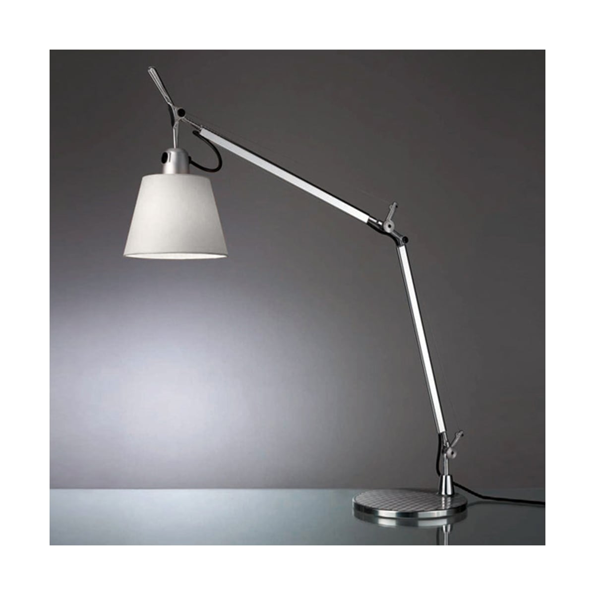 TOLOMEO Lampe sur table Nickel - TLS0006 | ARTEMIDE