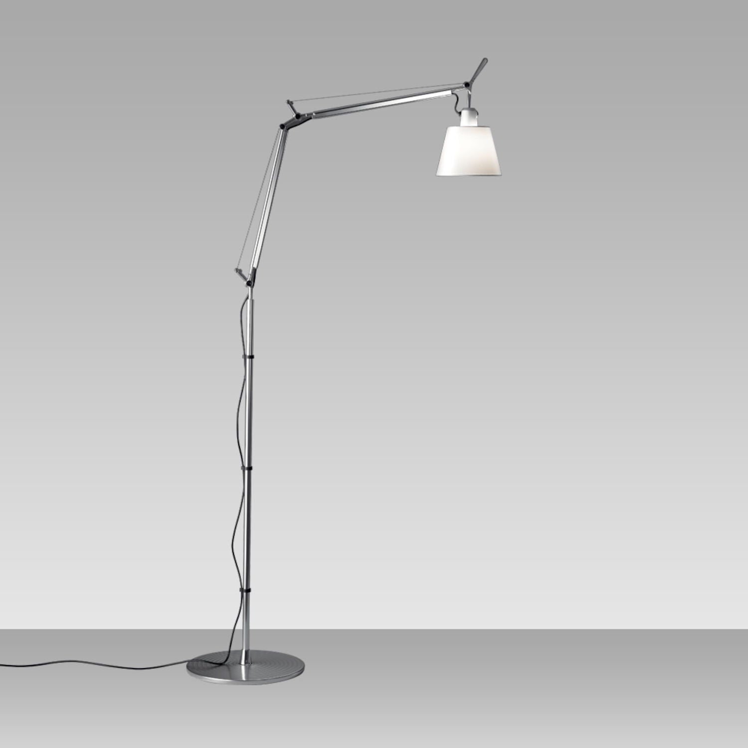 TOLOMEO Lampe sur table Nickel - TLS0110 | ARTEMIDE