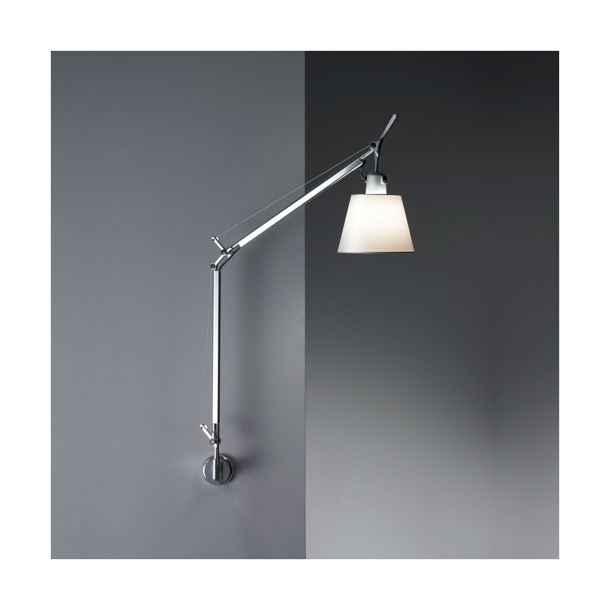 TOLOMEO Lampe sur table Nickel, Autre - TLS1104 | ARTEMIDE
