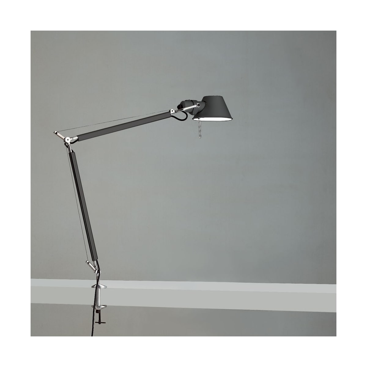 TOLOMEO Lampe sur table Noir, Nickel - TOL0016 | ARTEMIDE