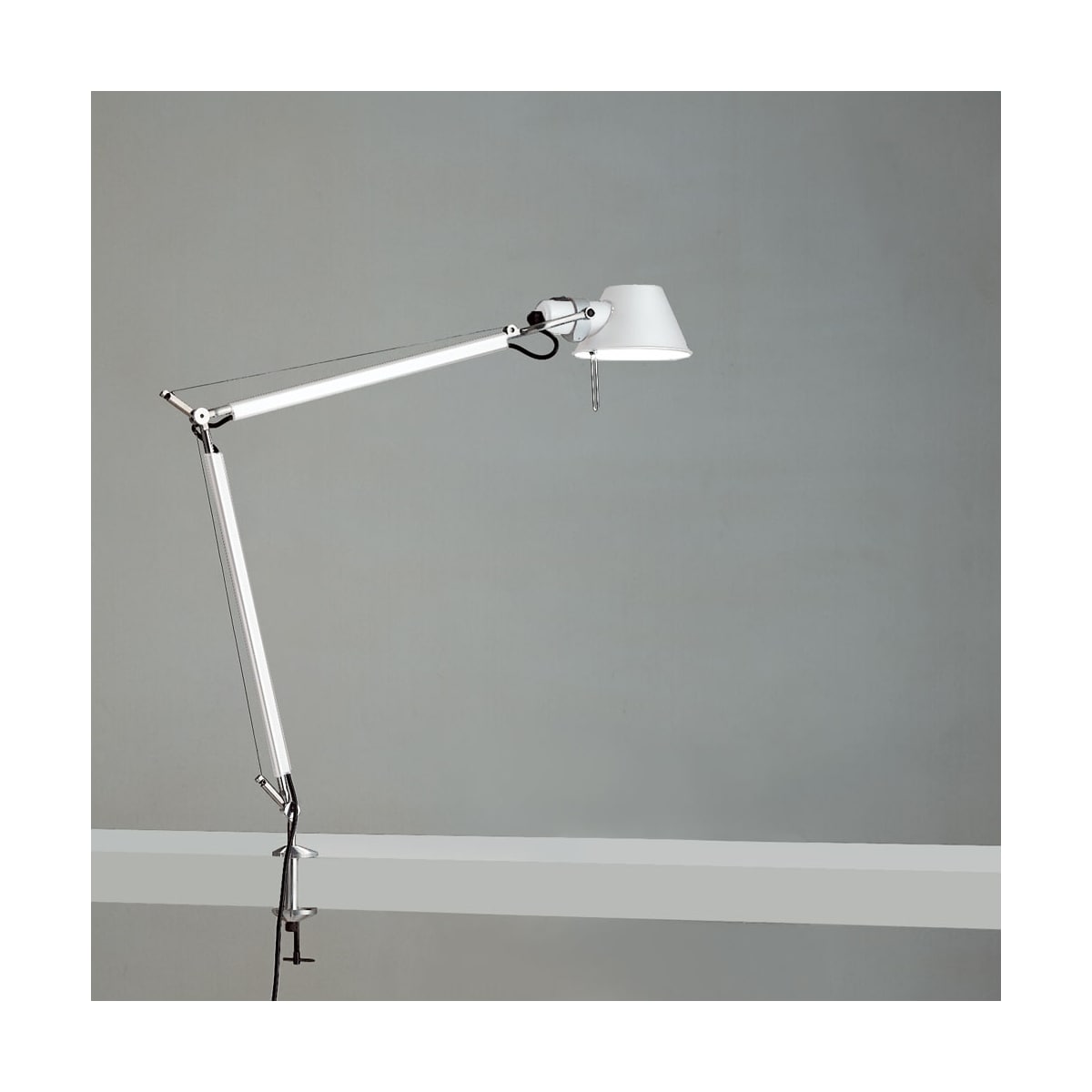 TOLOMEO Lampe sur table Blanc, Nickel - TOL0017 | ARTEMIDE