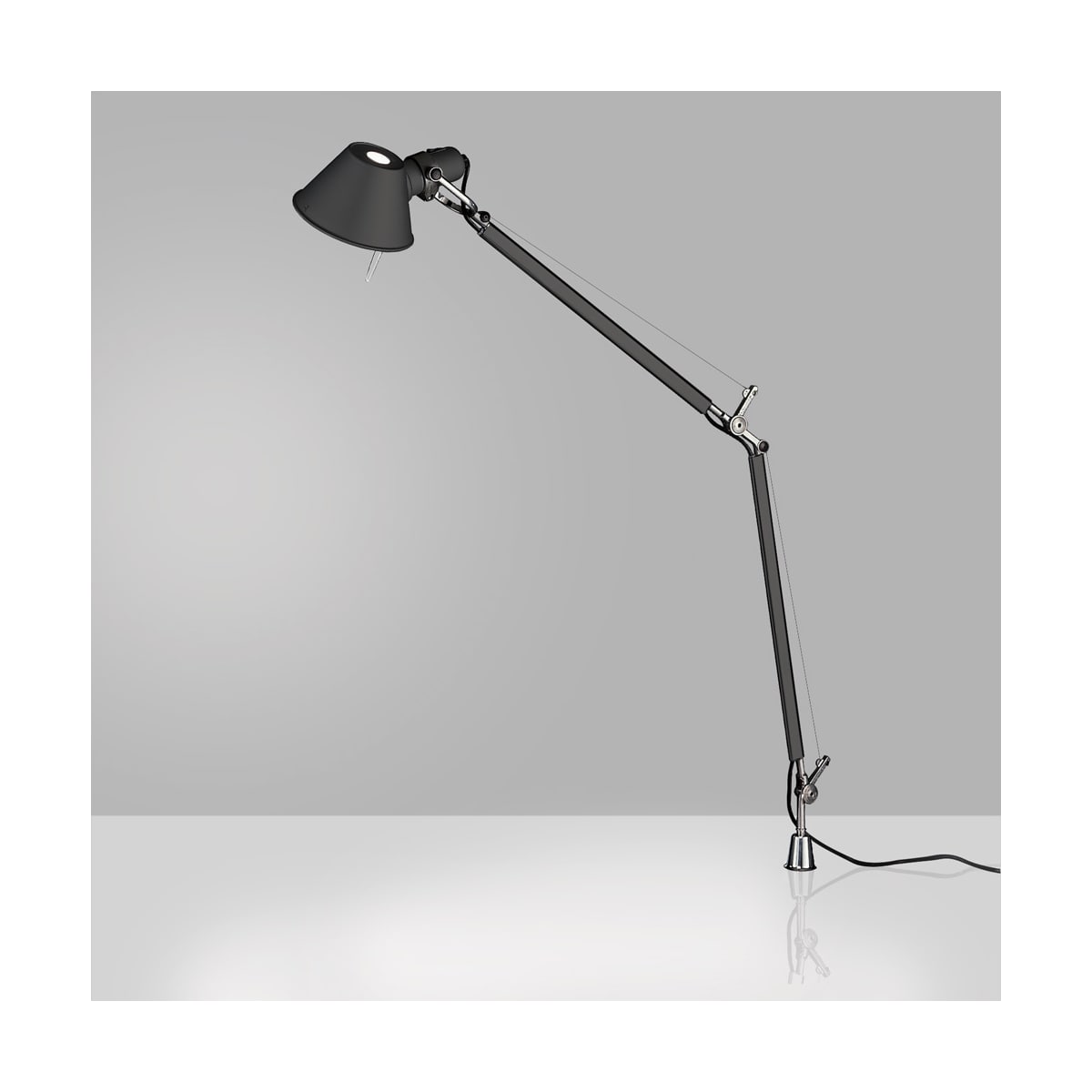 TOLOMEO Lampe sur table Noir, Nickel - TOL0031 | ARTEMIDE