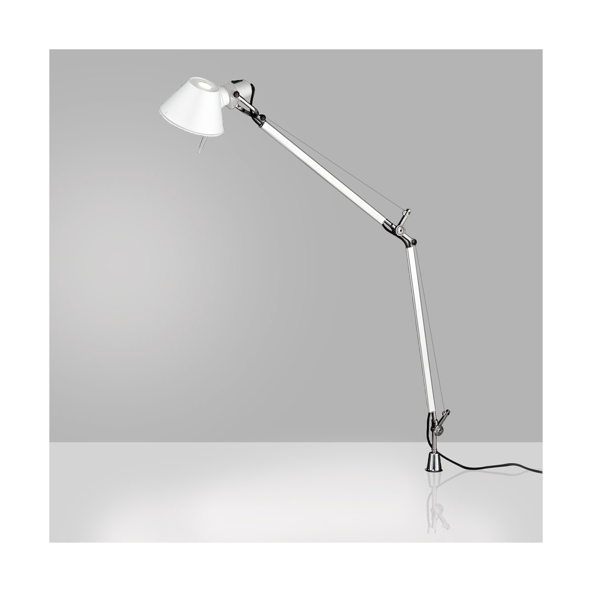TOLOMEO Lampe sur table Blanc, Nickel - TOL0032 | ARTEMIDE