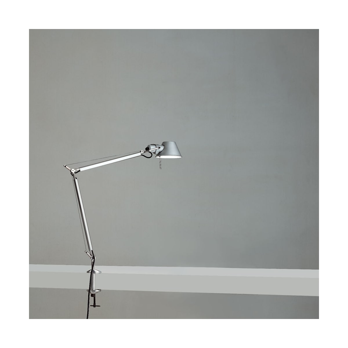 TOLOMEO Lampe sur table Nickel - TOL0055 | ARTEMIDE