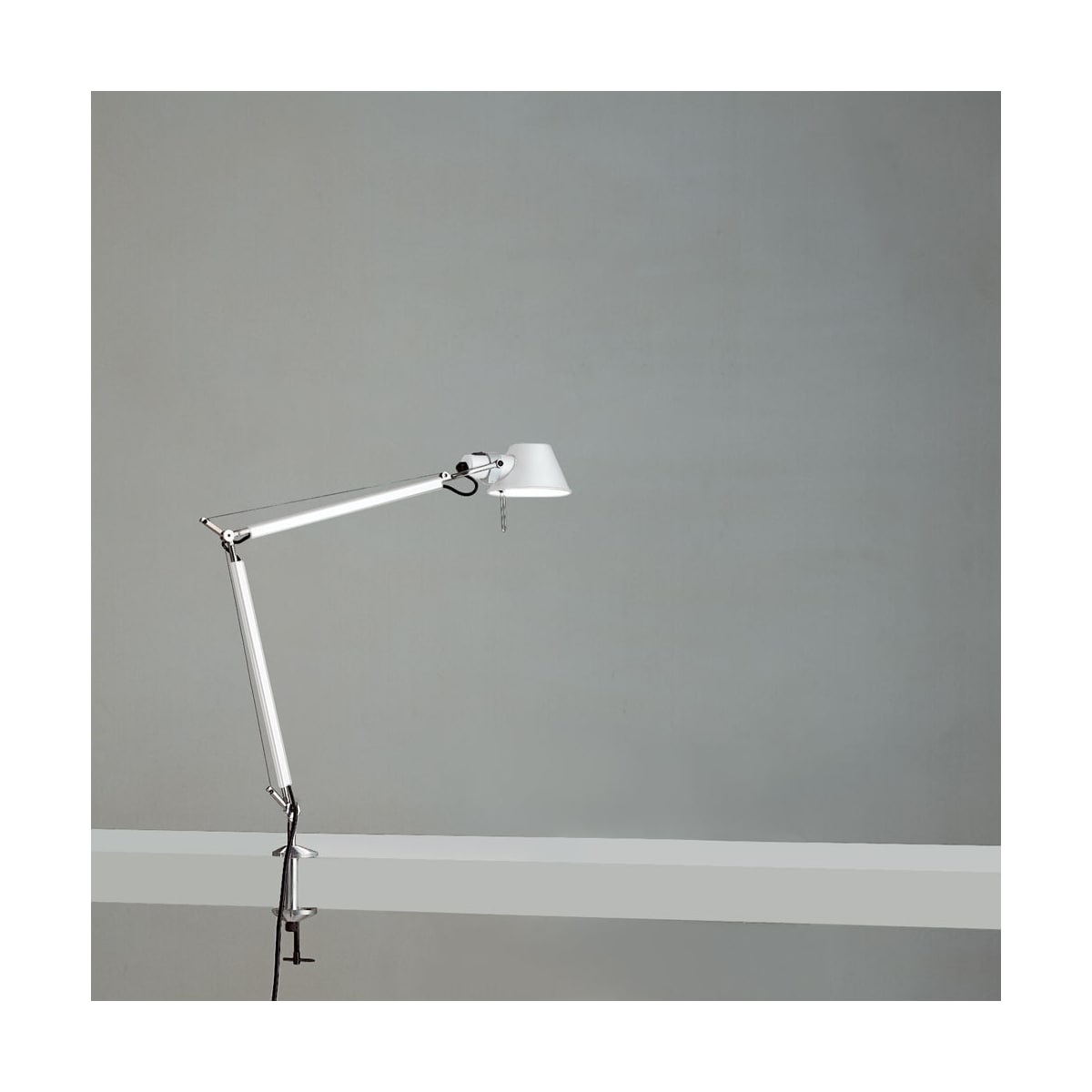 TOLOMEO Lampe sur table Blanc, Nickel - TOL0057 | ARTEMIDE