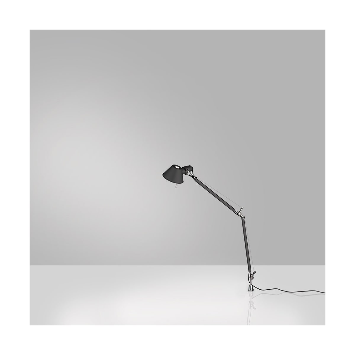TOLOMEO Lampe sur table Noir, Nickel - TOL0066 | ARTEMIDE