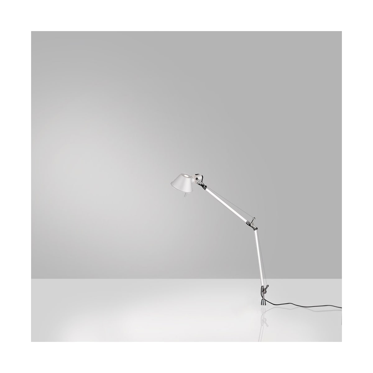 TOLOMEO Lampe sur table Blanc, Nickel - TOL0067 | ARTEMIDE