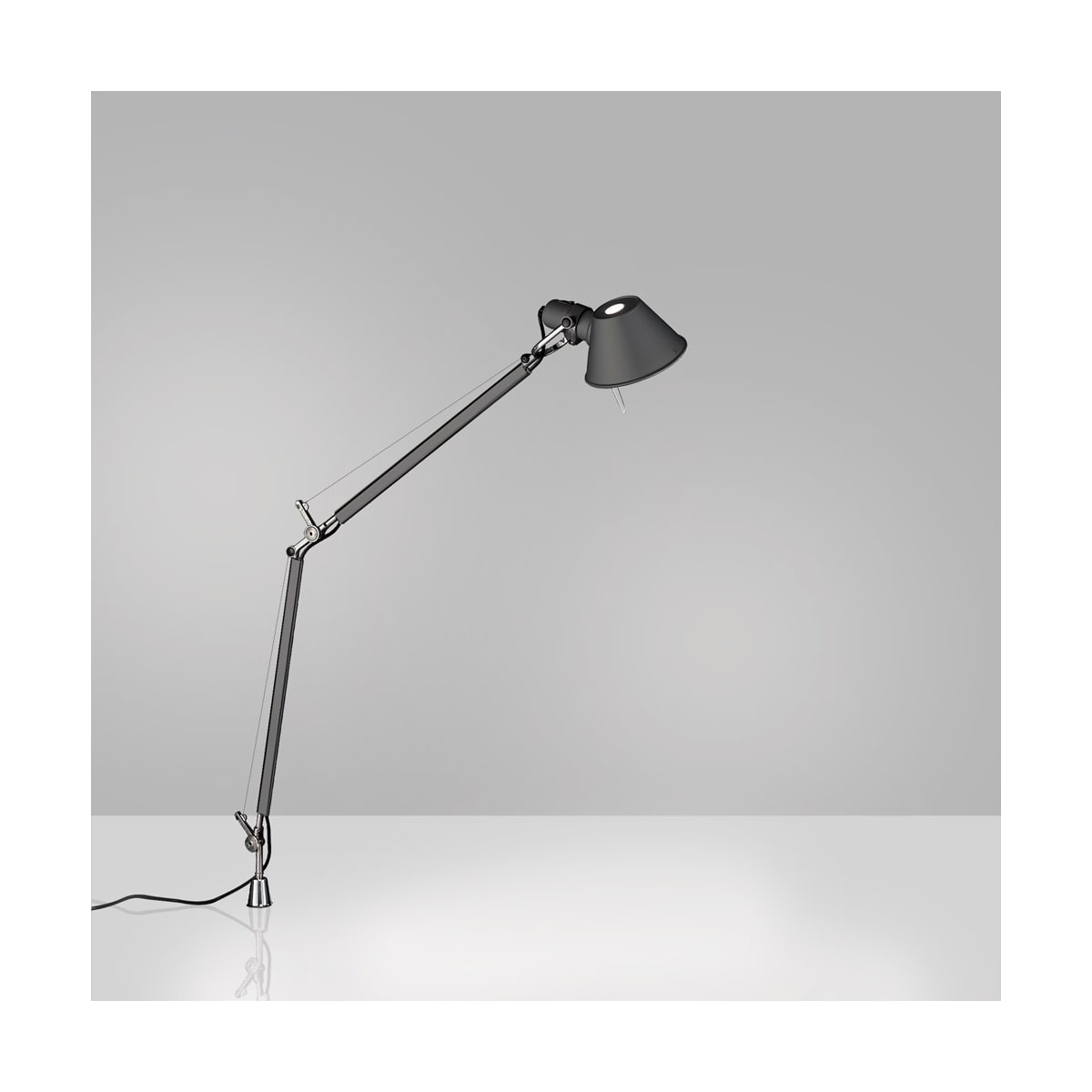 TOLOMEO Lampe sur table Gris DEL INTÉGRÉ - TOL0083 | ARTEMIDE