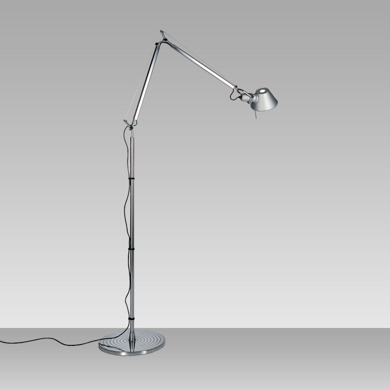 TOLOMEO Lampe sur pied Nickel - TOL0100 | ARTEMIDE